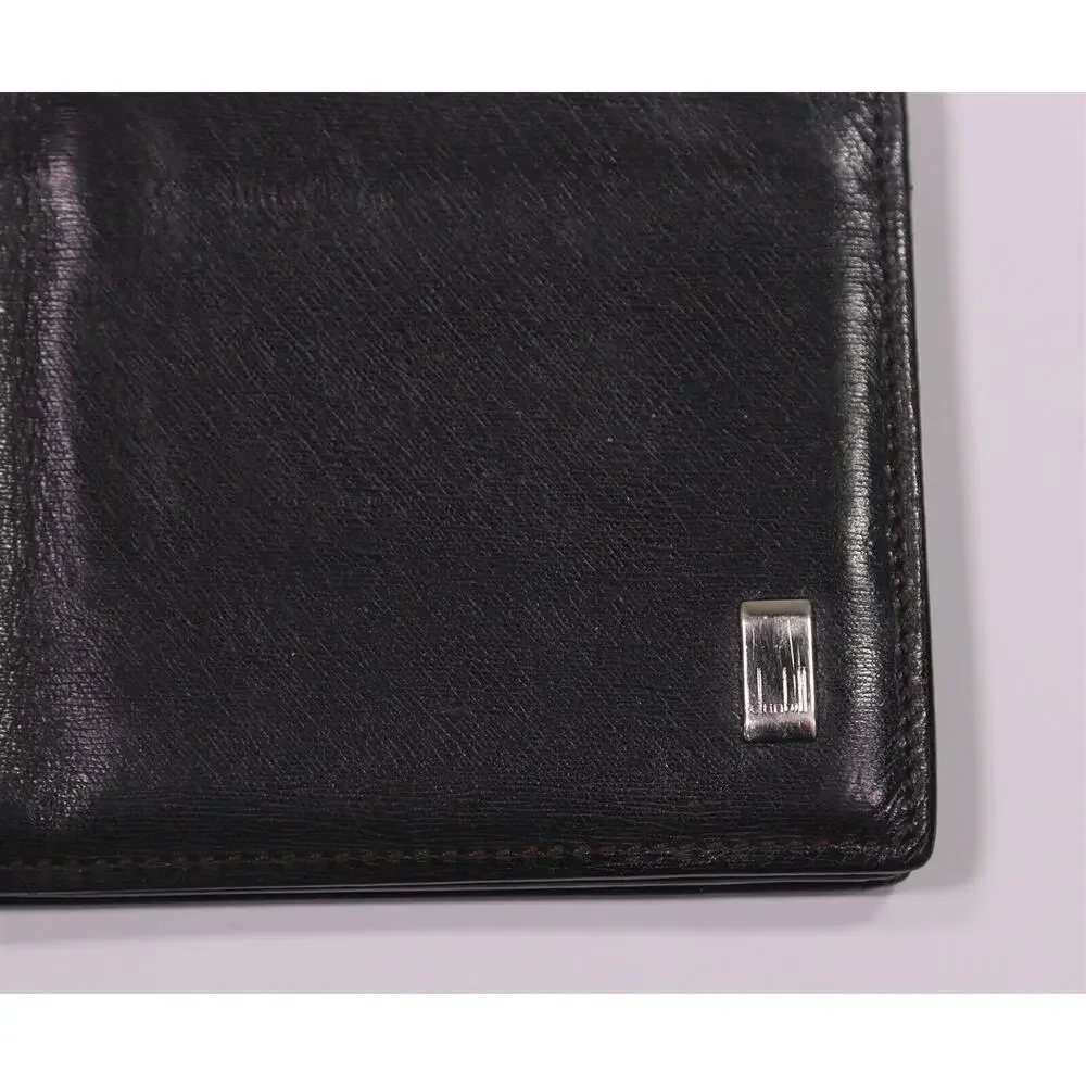 Dunhill London Black Leather Long Bifold Wallet - Picture 4 of 9
